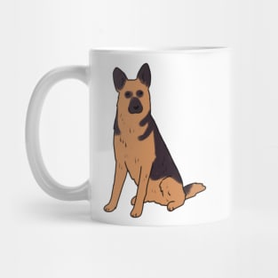 german shepherd dog Mug